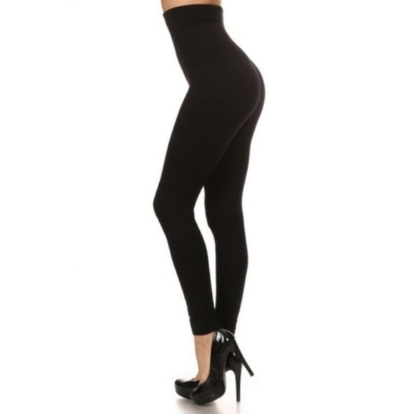 JUST IN! Super Hi Rise Tummy Control Black Legging - Picture 5 of 7